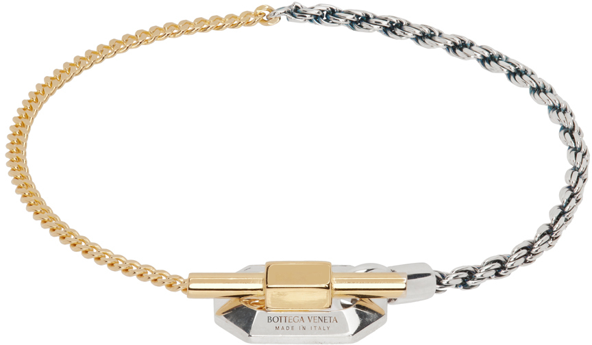 Bottega Gold & Silver Facet Bracelet Bottega