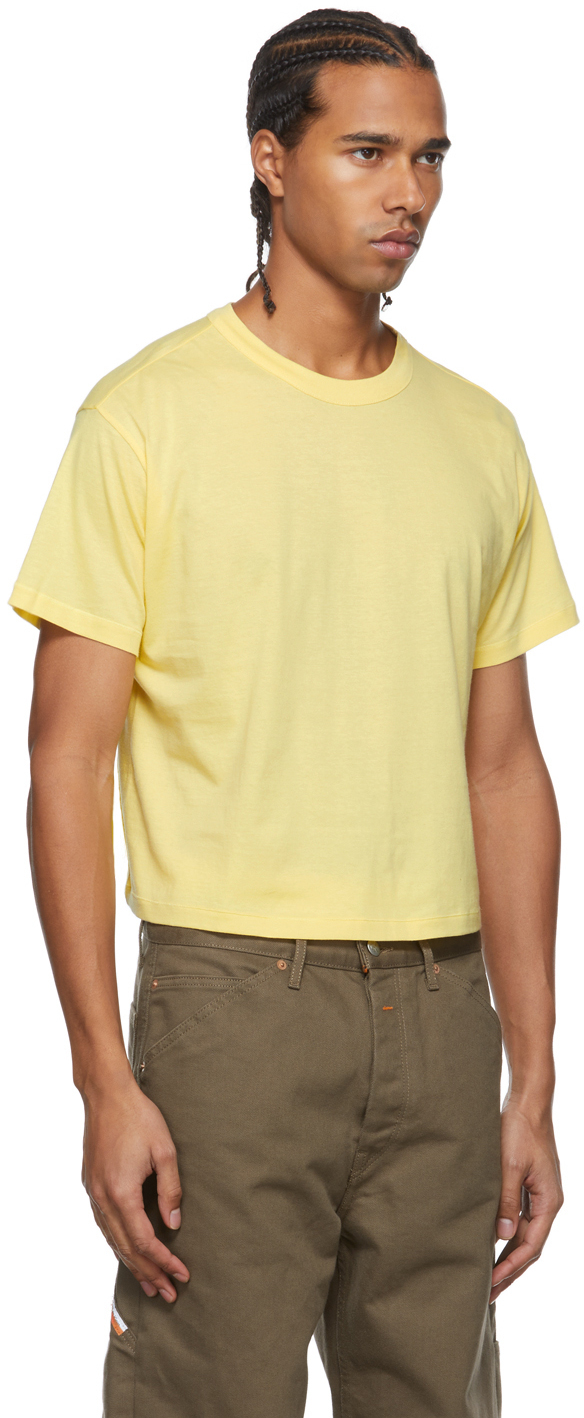 Heron Preston for Calvin Klein Three-Pack Yellow & Black Season 2  Lightweight T-Shirts Heron Preston