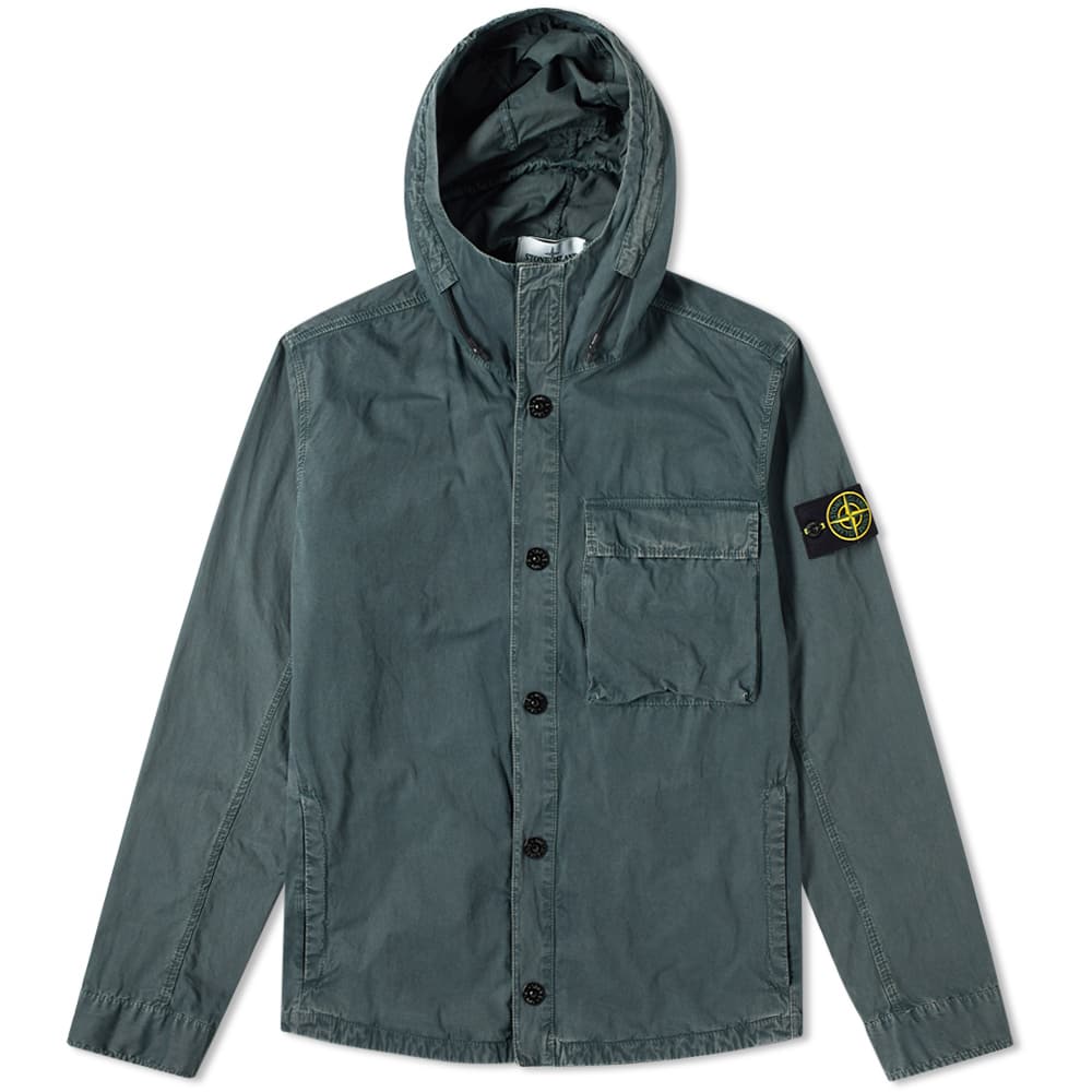 stone island tela overshirt