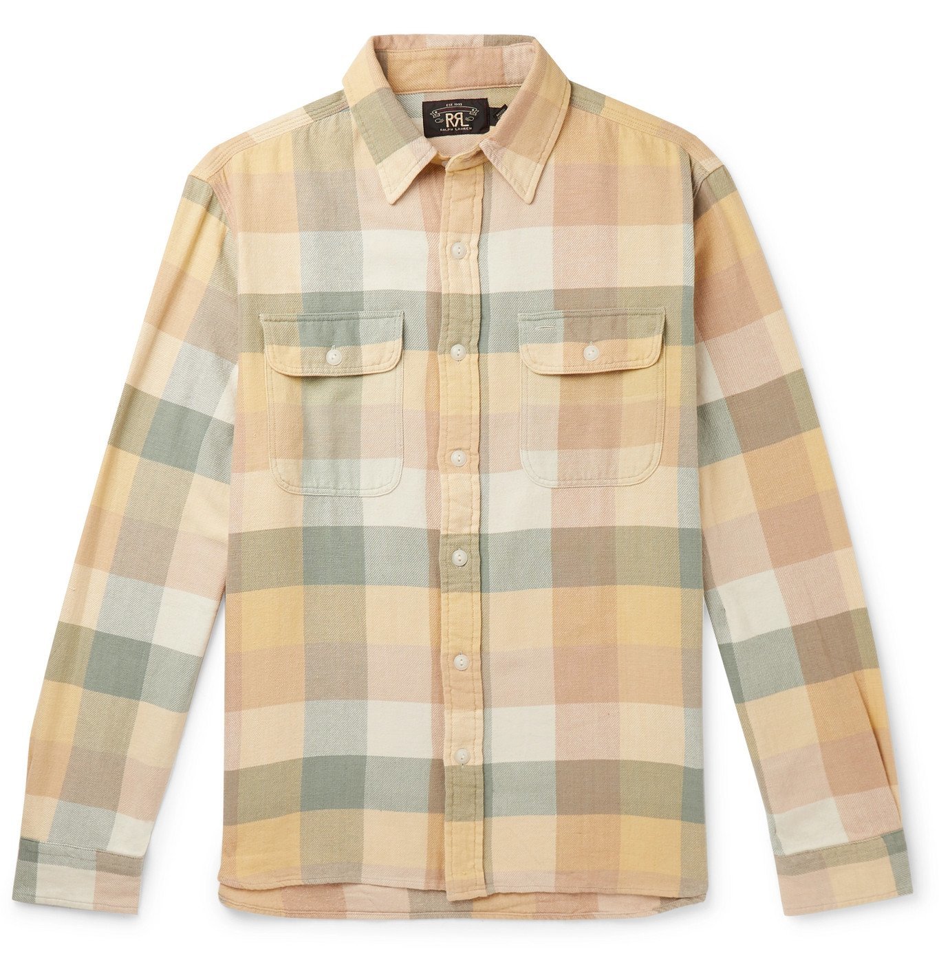 RRL - Checked Cotton Shirt - Yellow RRL