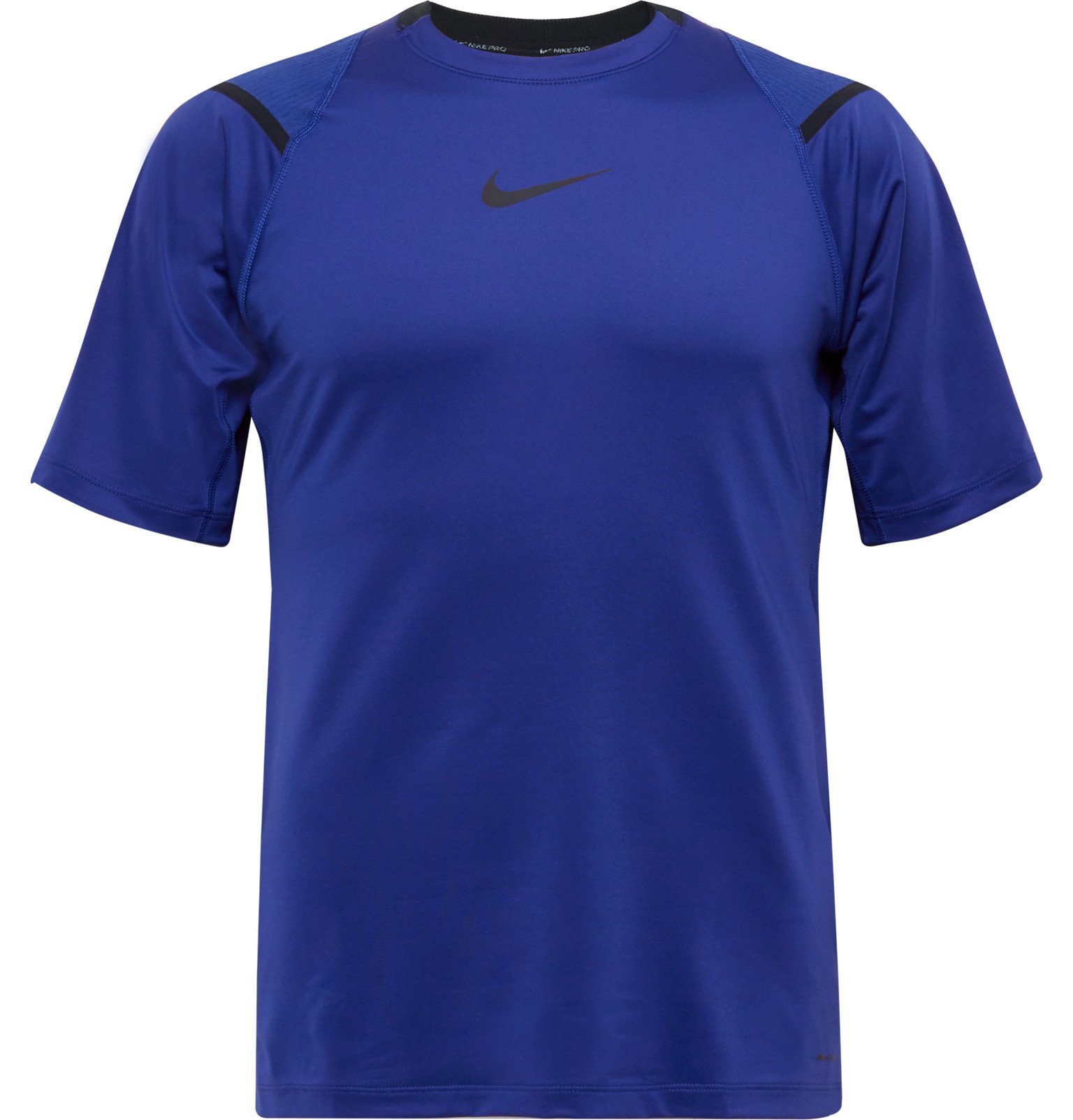 blue nike dri fit t shirt