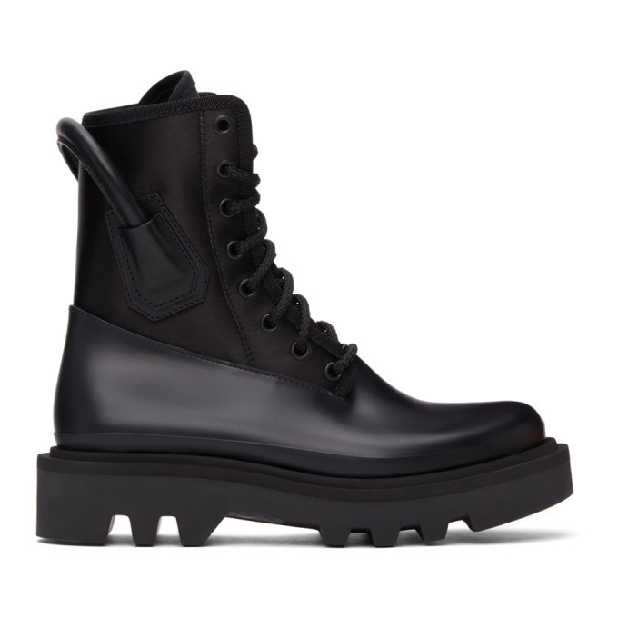 givenchy black combat boots