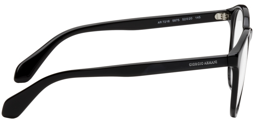 giorgio armani wire framed round glasses