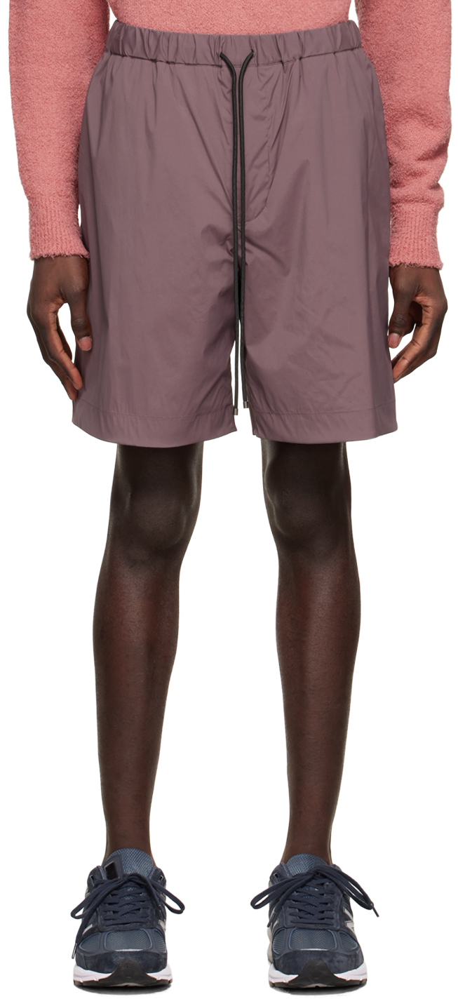 AURALEE Taupe Easy Shorts Auralee