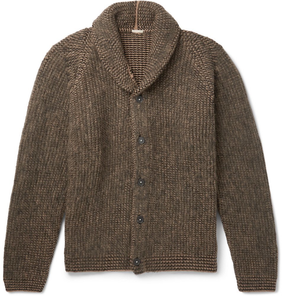 camel hair cardigan