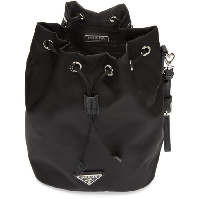 Prada Black Bucket Pouch Prada