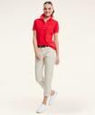 Brooks Brothers Women's Supima Cotton Stretch Pique Polo Shirt | Red