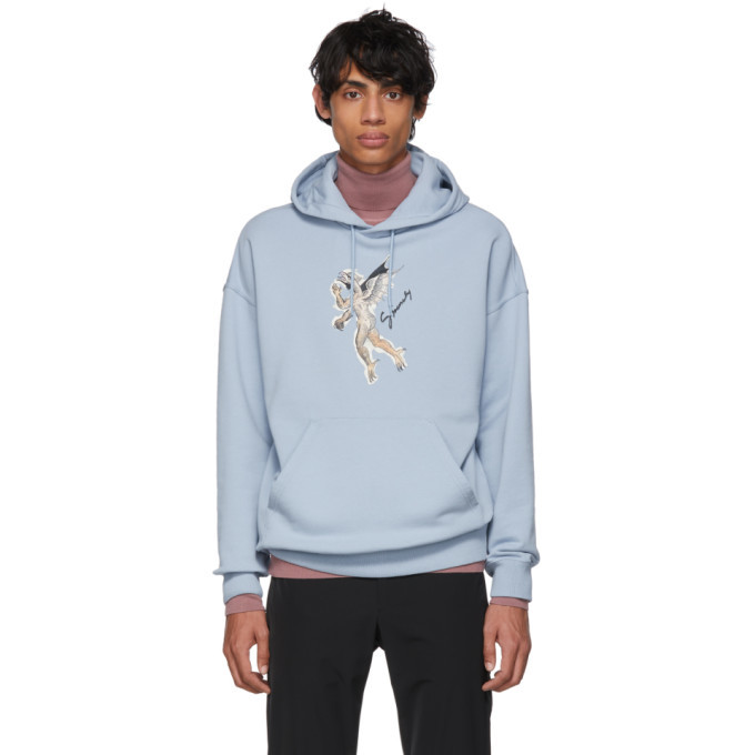 Givenchy Blue Icarus Regular-Fit Hoodie Givenchy