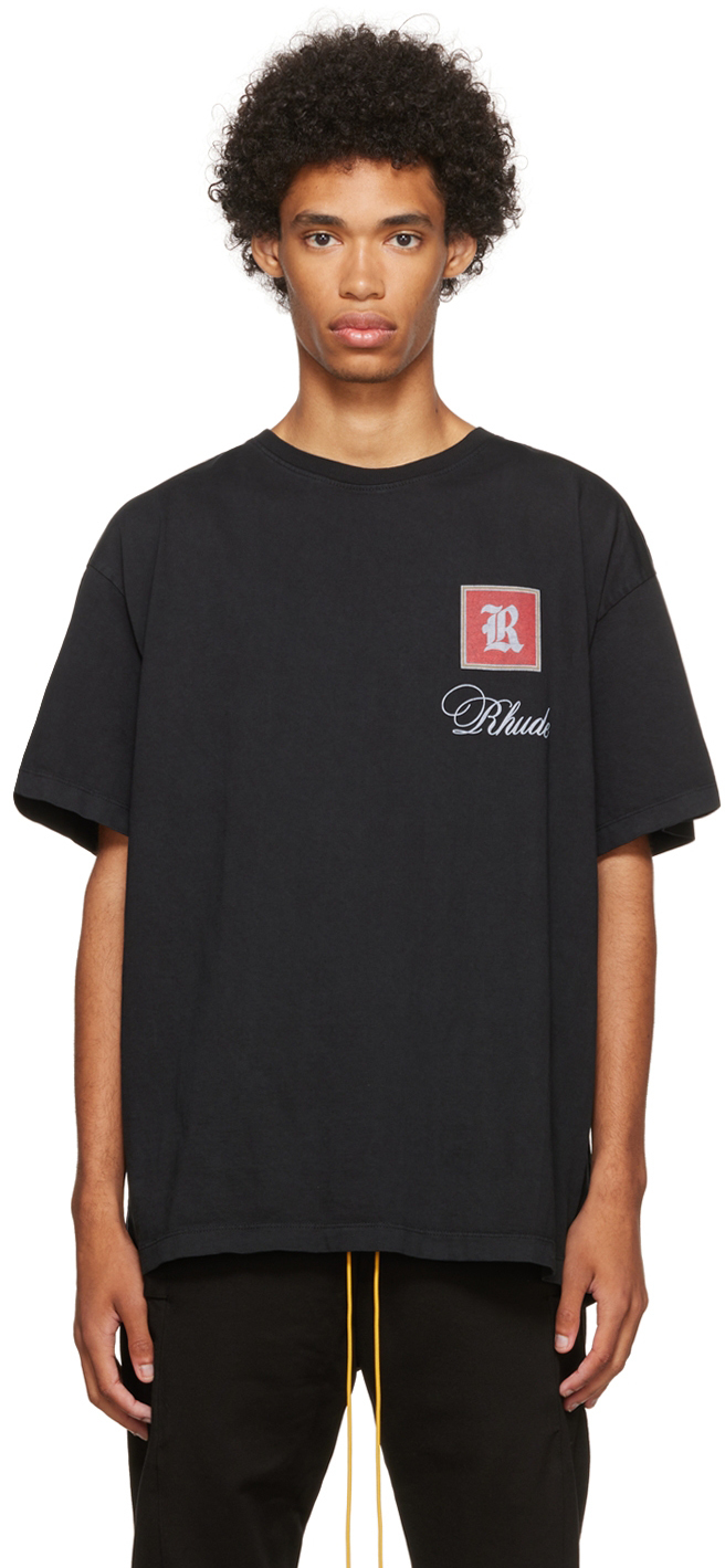 Rhude Black Monaco T-Shirt Rhude