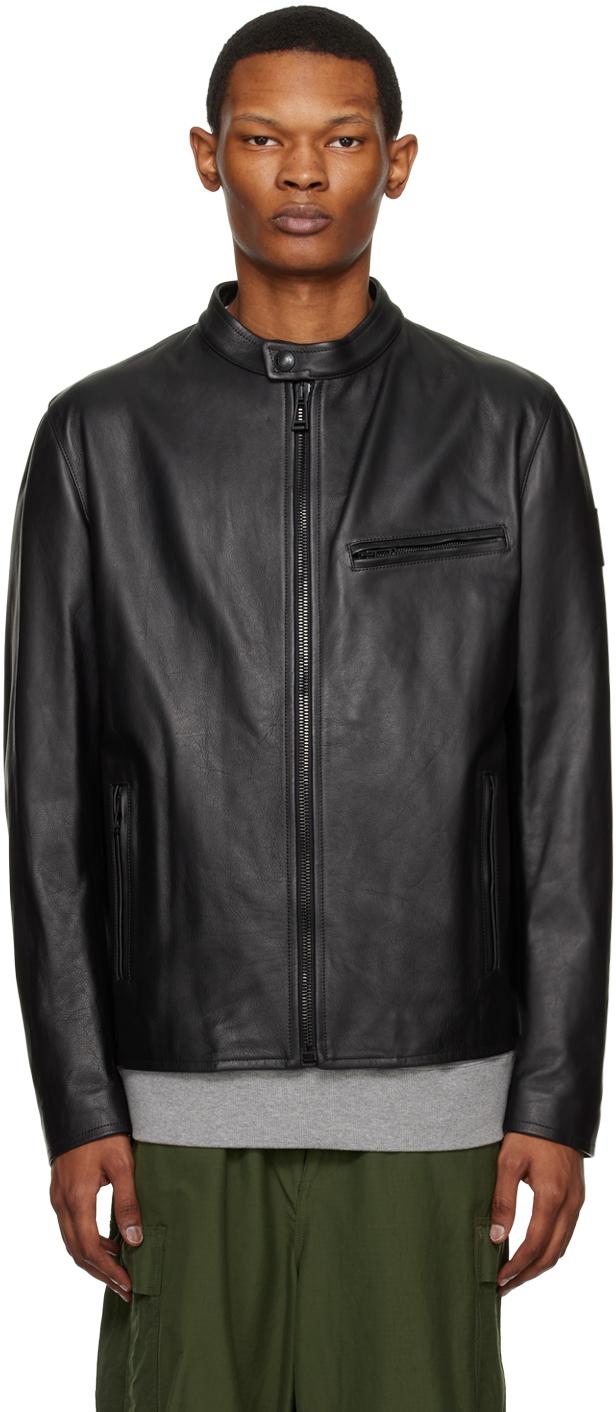 Belstaff Black Pearson Leather Jacket Belstaff
