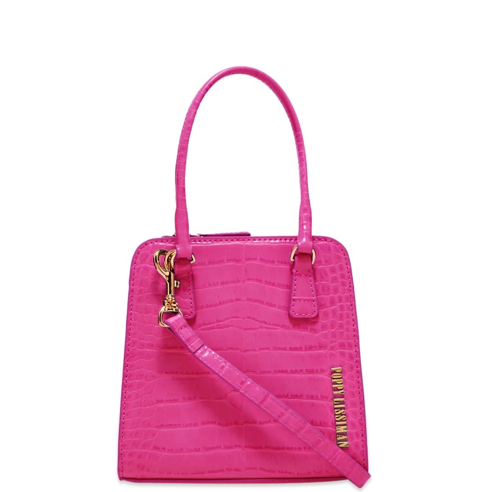 Poppy Lissiman Women's Crikey Faux Croc Top Handle Bag in Hot Pink