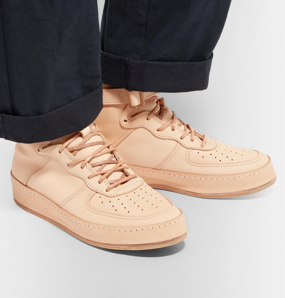 Hender Scheme - MIP-01 Leather High-Top Sneakers - Men - Beige