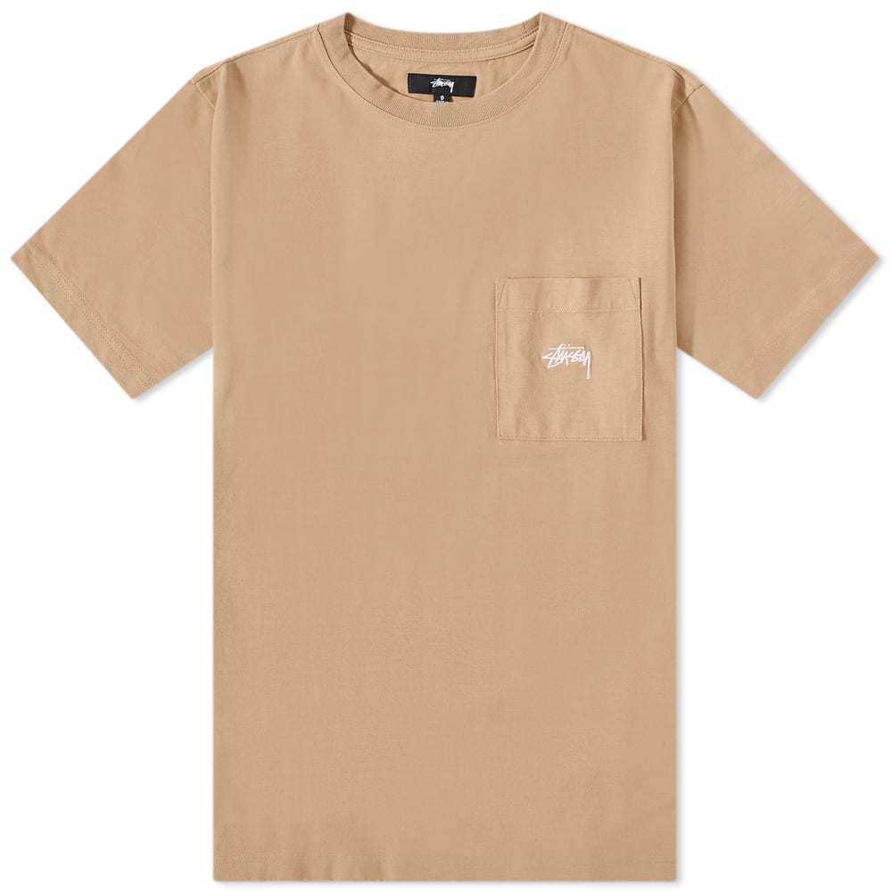 Stussy Stock Logo Pocket Tee Stussy