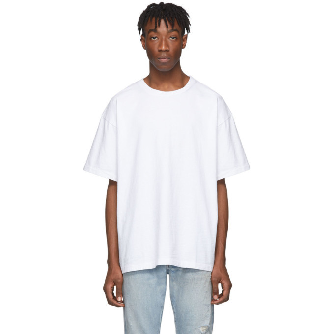 John Elliott White University T-Shirt John Elliott