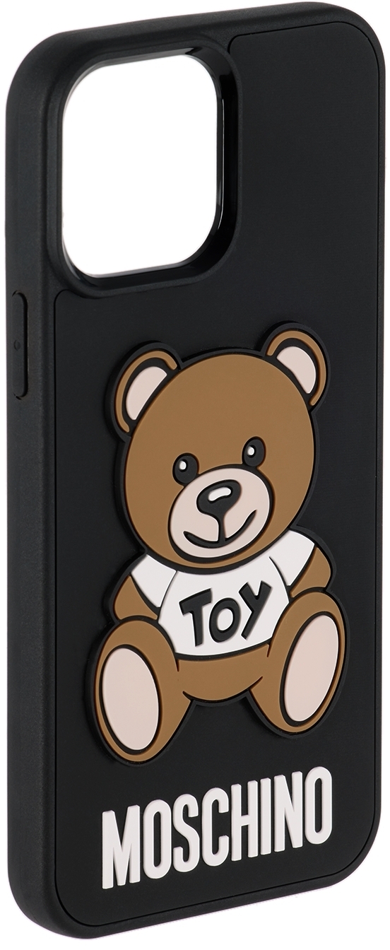 Moschino Black Teddy Bear iPhone 13 Pro Max Case Moschino