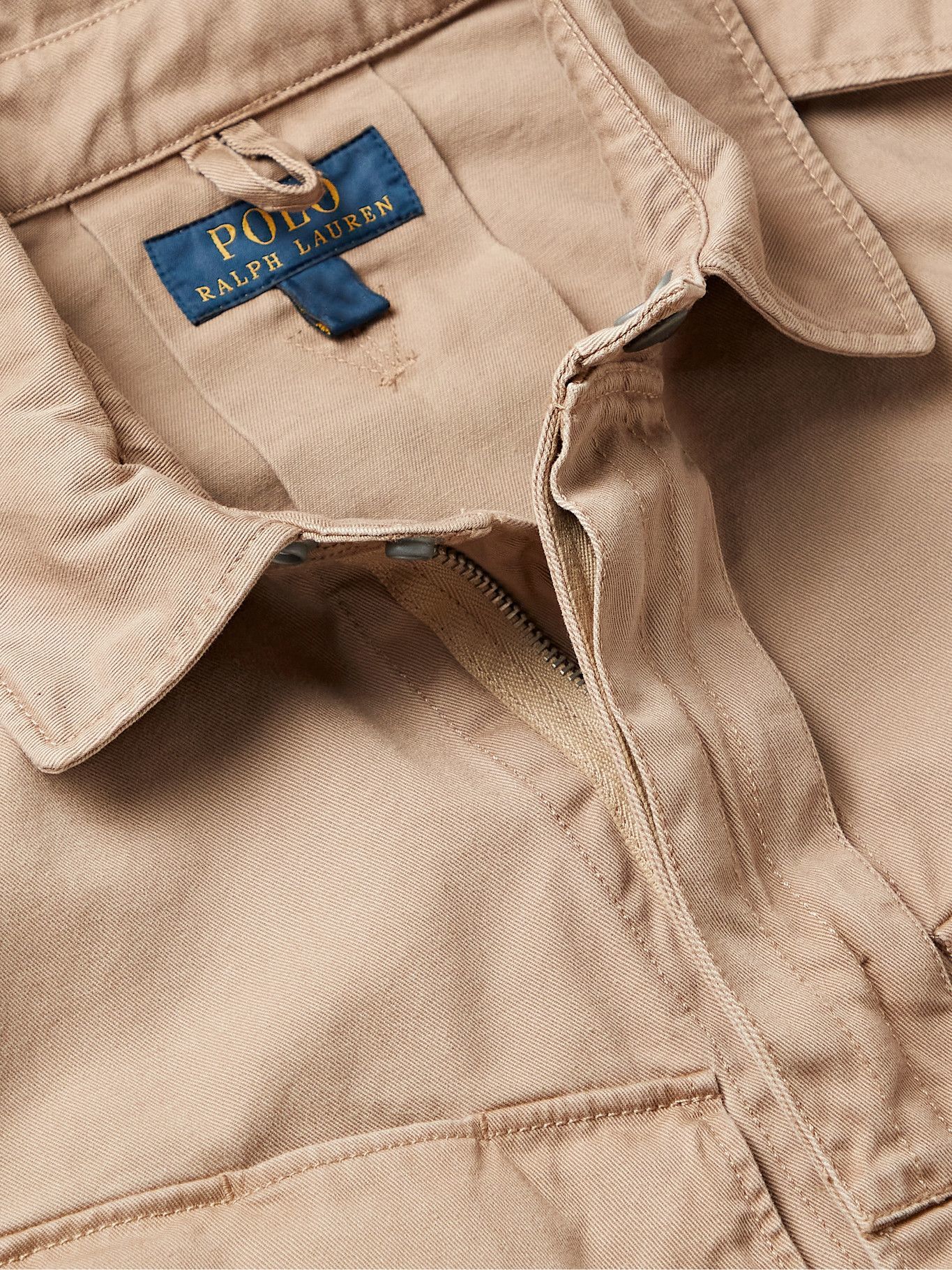POLO RALPH LAUREN - Belted Cotton-Twill Jacket - Neutrals Polo Ralph Lauren