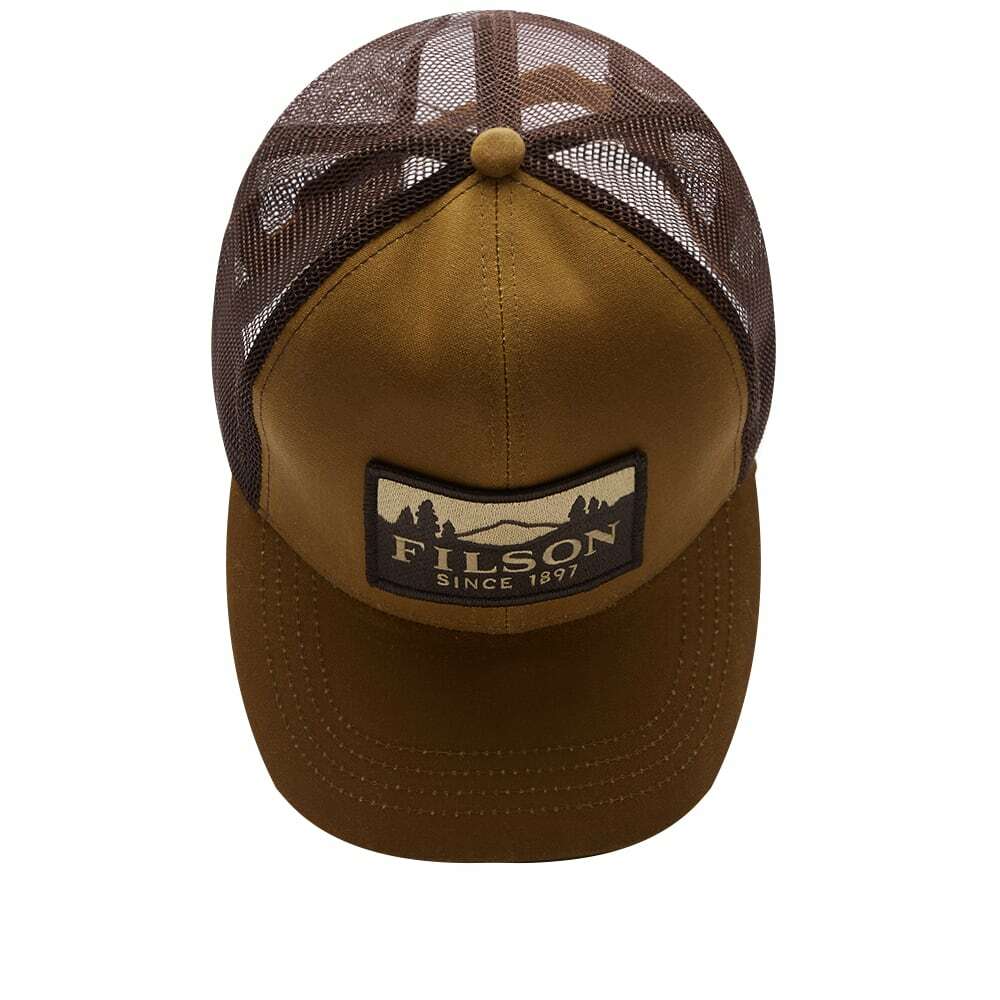 Filson Mesh Logger Cap in Dark Tan Filson