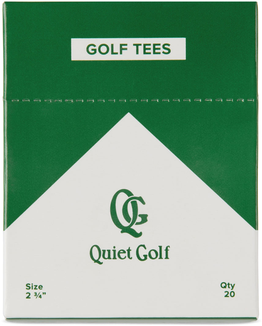 Quiet Golf 20Pack Bamboo Golf Tees