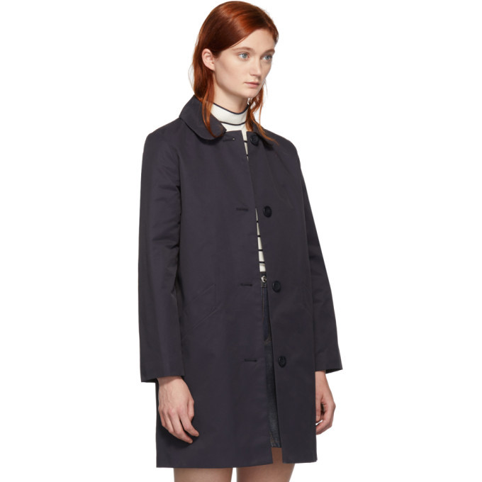 A.P.C. Navy Poupee Coat A.P.C.