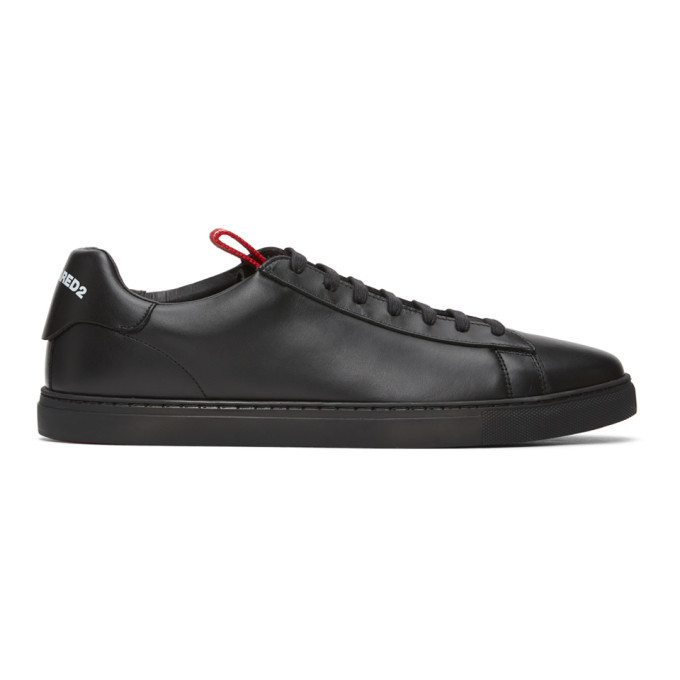 Dsquared2 Black and White New Tennis Sneakers Dsquared2
