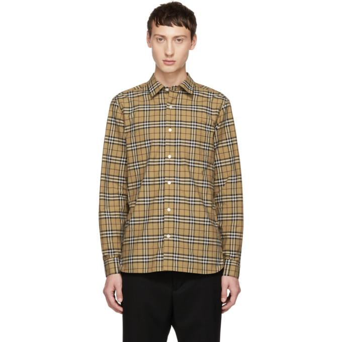 Burberry Beige IP Check Shirt Burberry