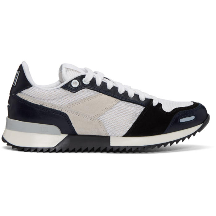 AMI Alexandre Mattiussi Navy Running Sneakers AMI Alexandre Mattiussi