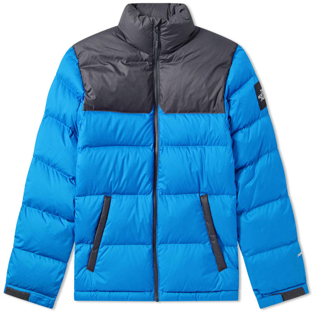bomber blue north face