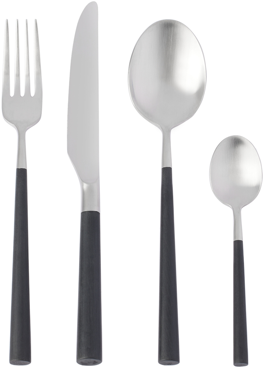 knIndustrie Black 801 Cutlery Set