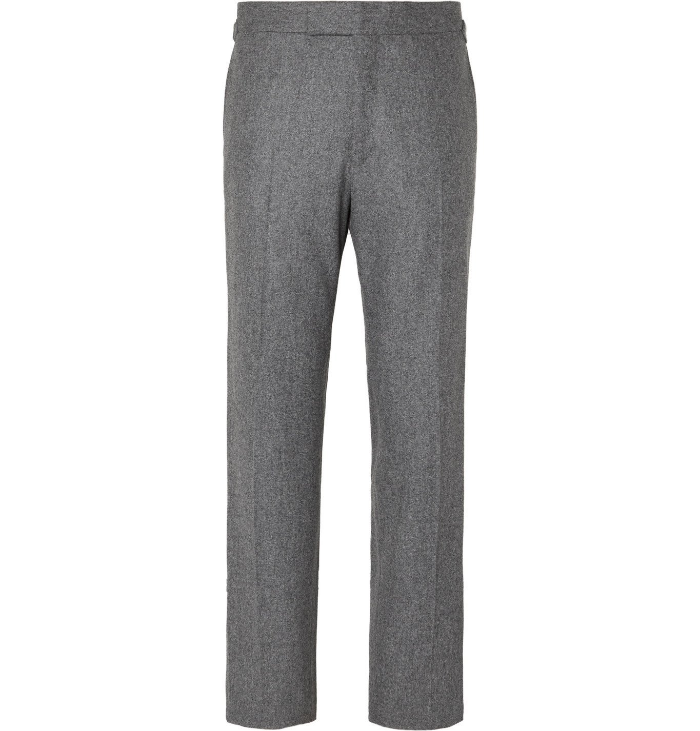 Kingsman - Grey Slim-Fit Conrad Wool-Flannel Trousers - Gray Kingsman