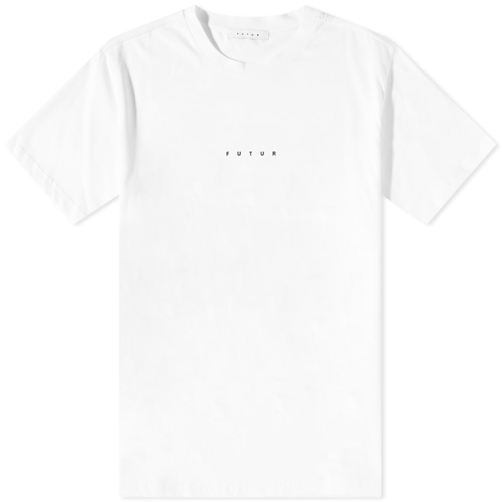 Futur Men's Core Logo T-Shirt in White Futur