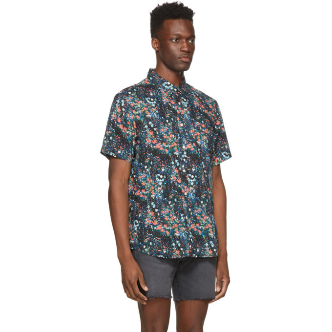 Levis Black Floral Sunset One Pocket 