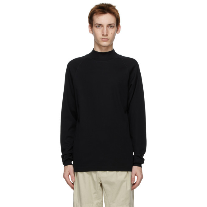 Lemaire Black Rib Jersey Turtleneck Lemaire