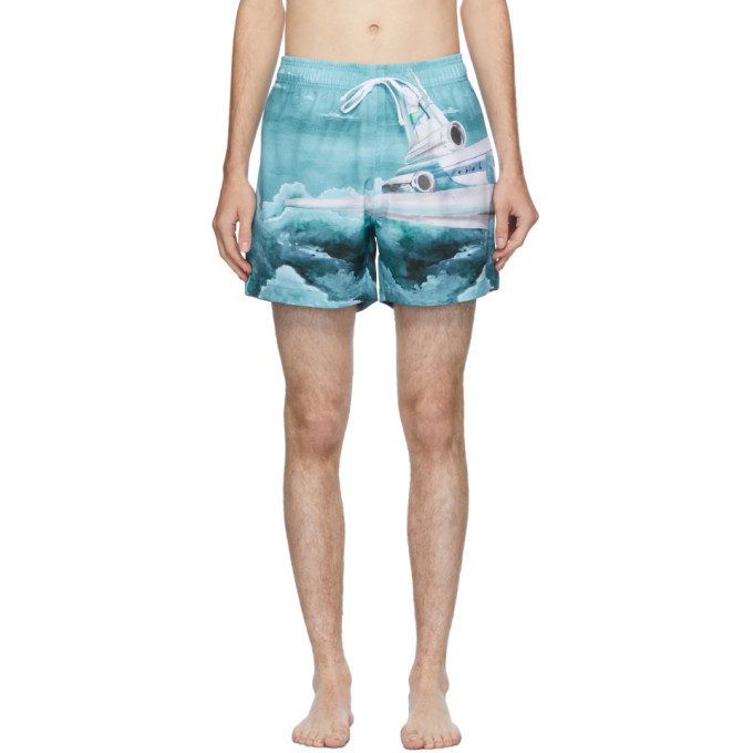 comme de garcons swim trunks