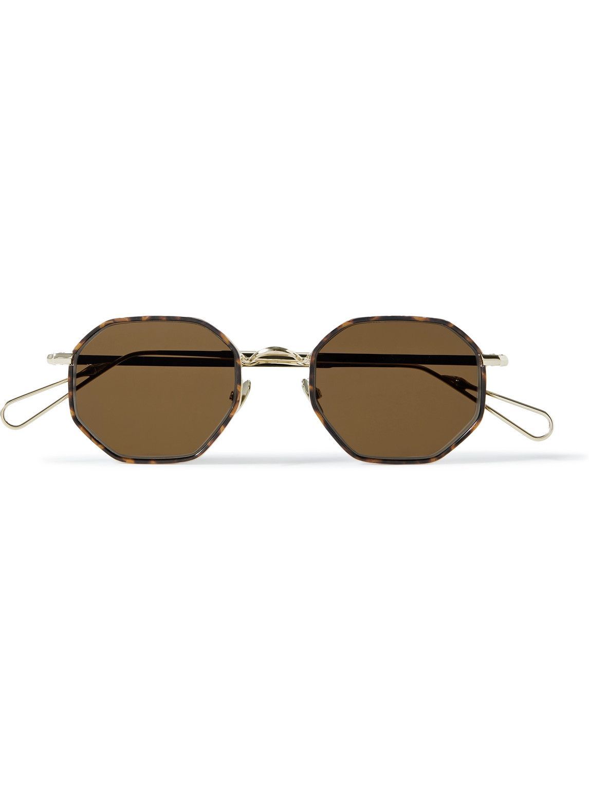 AHLEM - Luxembourg Octagon-Frame Tortoiseshell Acetate and Gold-Tone ...