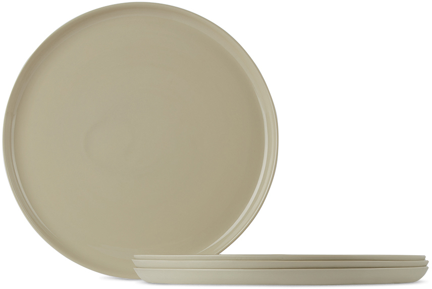 Mud Australia Beige Dinner Plate Set