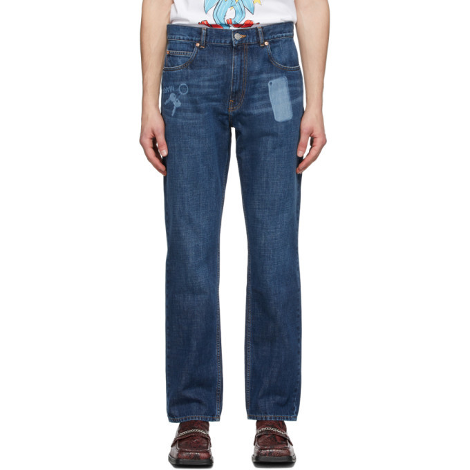 martine rose straight leg jeans