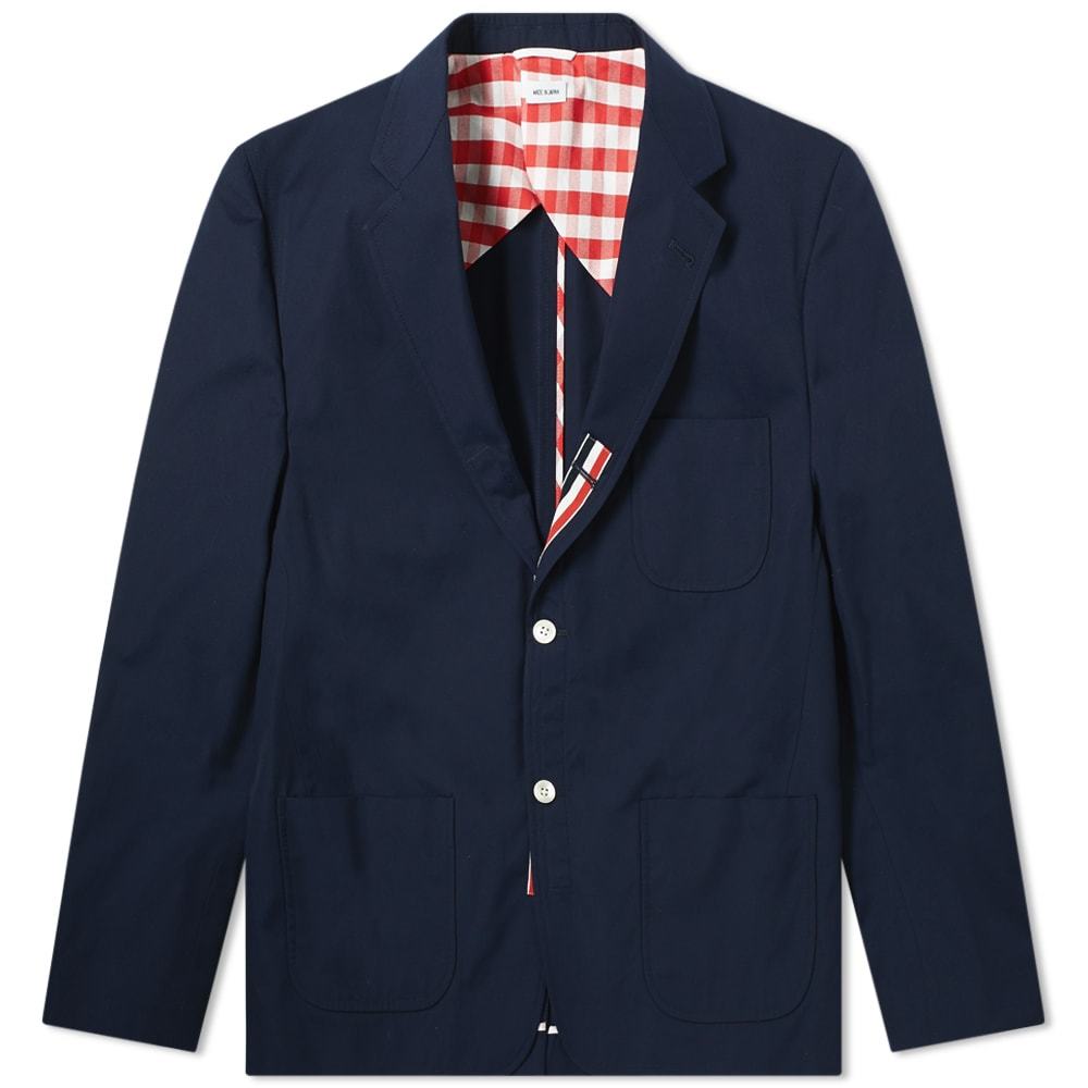 Thom Browne Unconstructed Patch Pocket Blazer Thom Browne