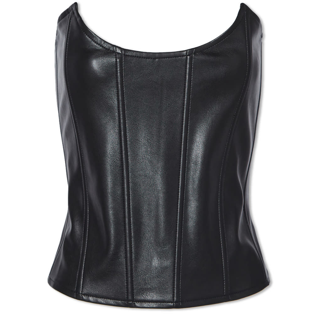 MIAOU Leia Faux Leather Corset Miaou