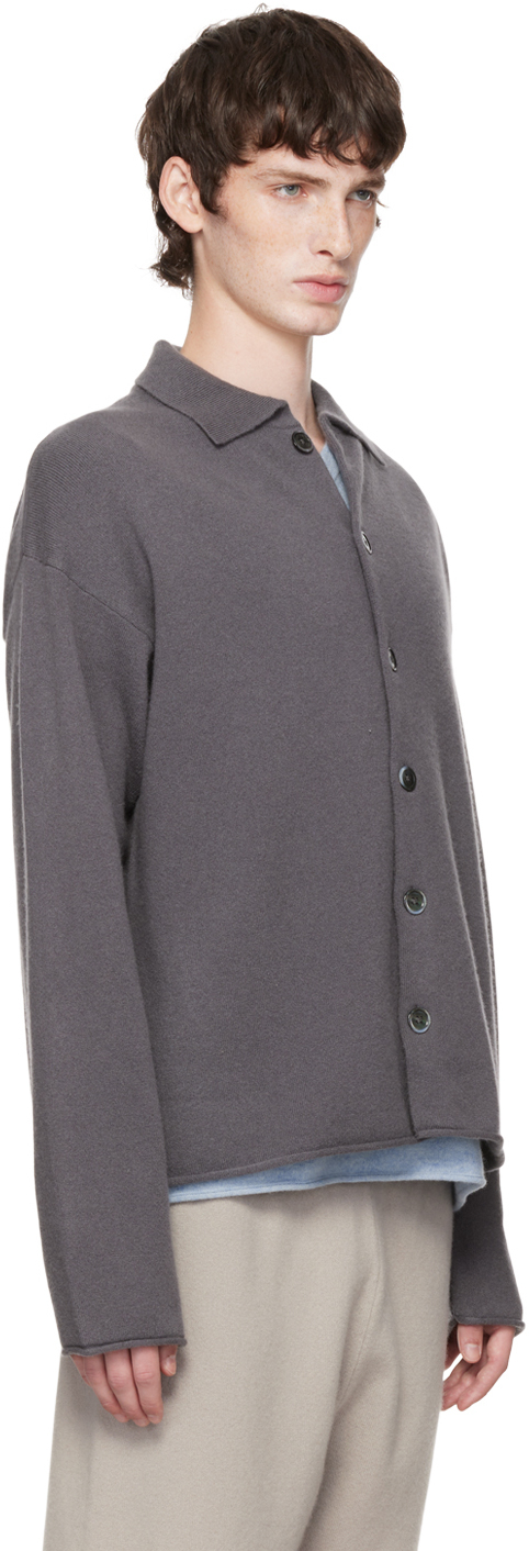 extreme cashmere Gray n°237 Jim Cardigan extreme cashmere