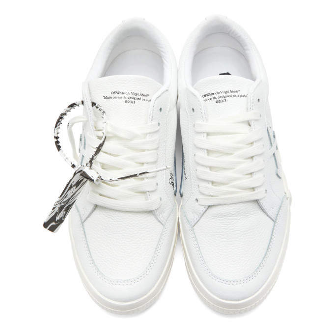 Off-White White Leather Vulcanized Low Sneakers Off-White