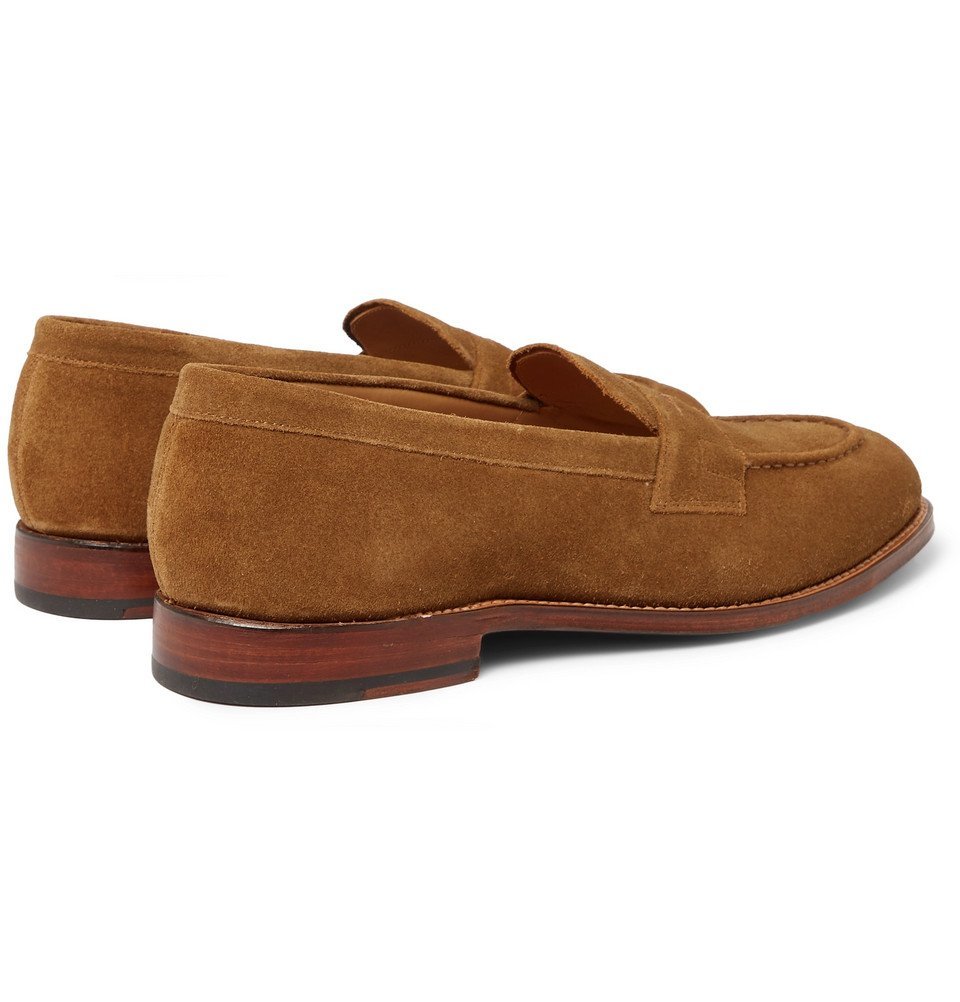 grenson suede loafers