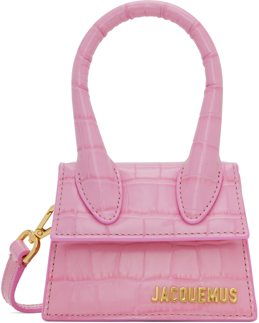 Jacquemus Pink Le Raphia 'Le Chiquito' Bag Jacquemus