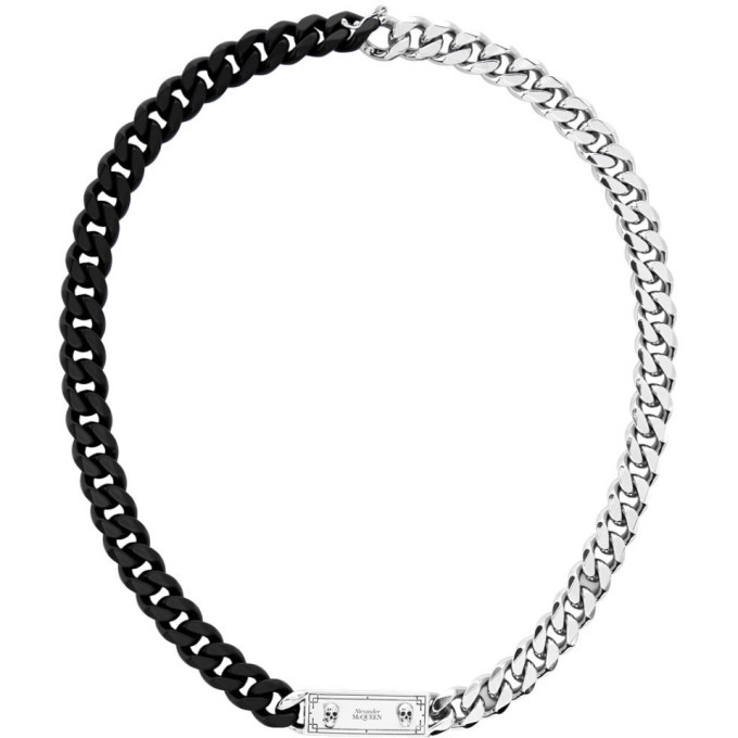 Alexander McQueen Black and Silver 