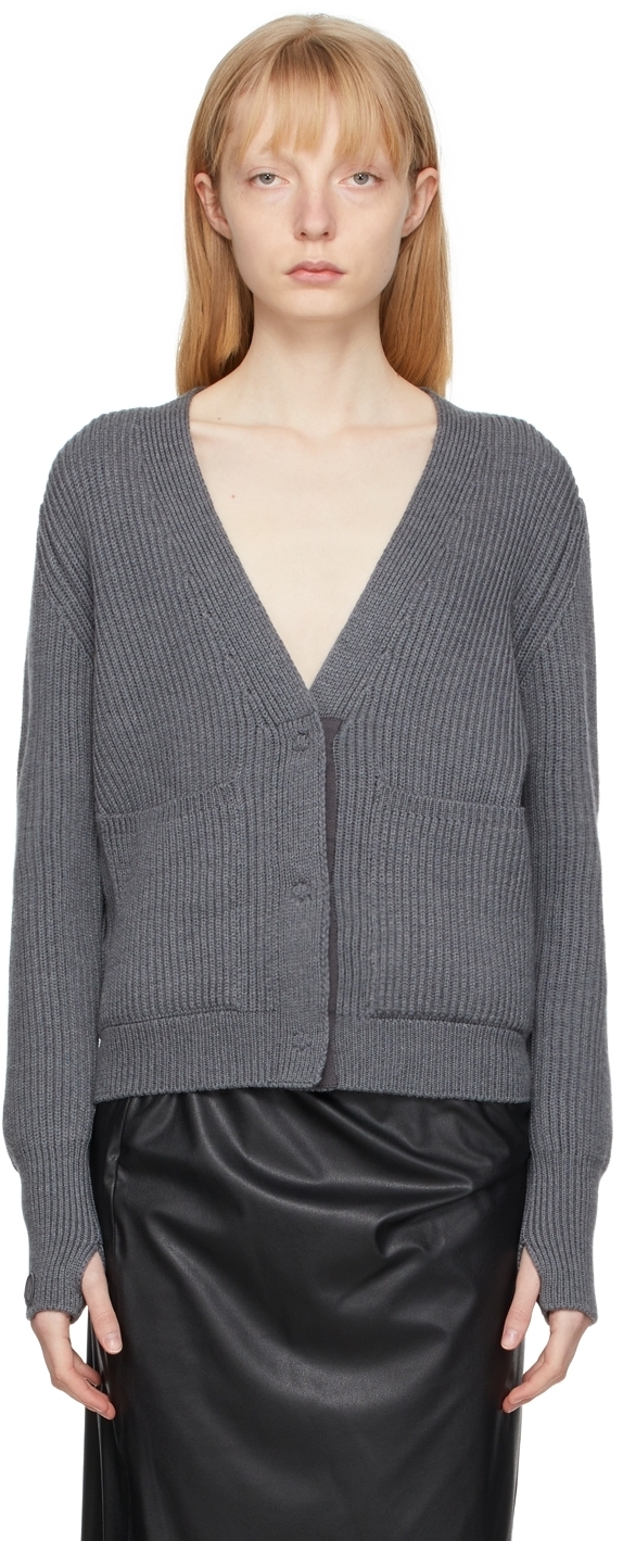 Saks Potts Grey Cathrine Cardigan Saks Potts