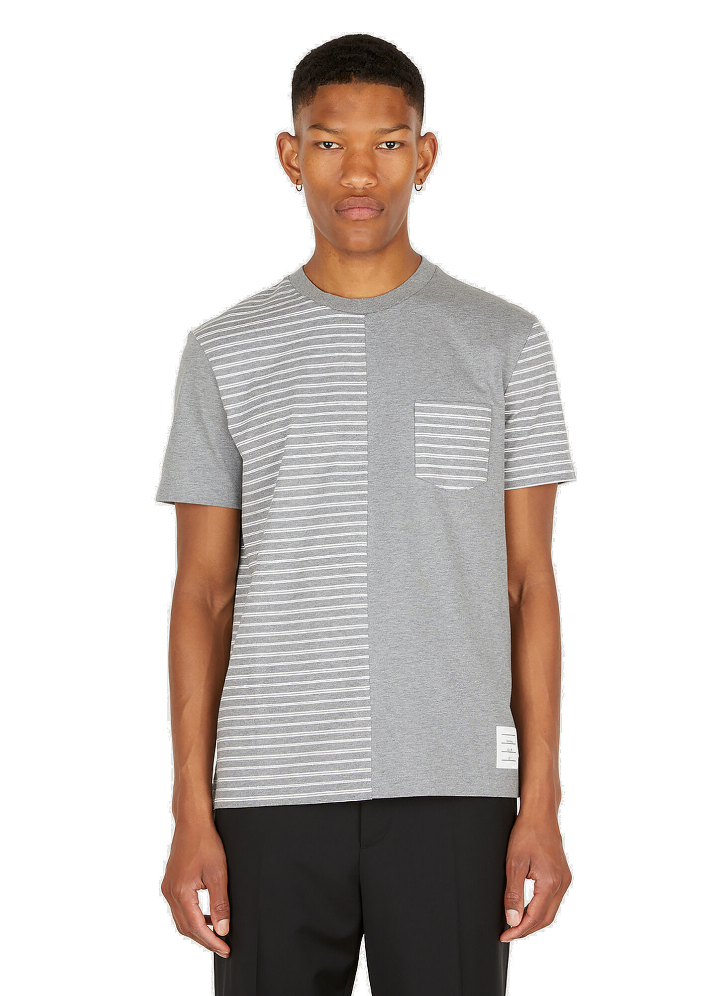 Photo: Stripe T-Shirt in Grey