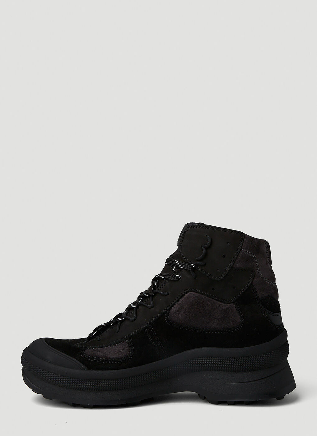 Hiking Boots in Black Jil Sander