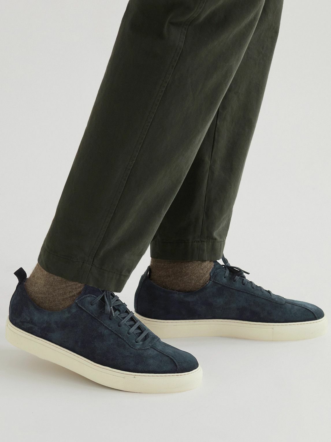 Grenson - Suede Sneakers - Blue Grenson