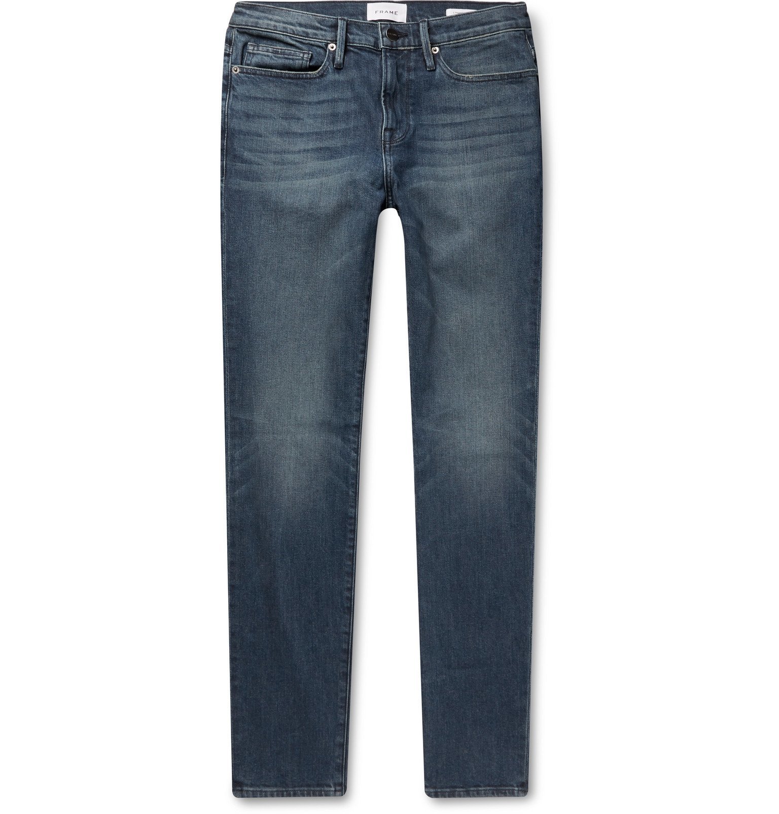 FRAME - L'Homme Skinny-Fit Denim Jeans - Blue Frame Denim