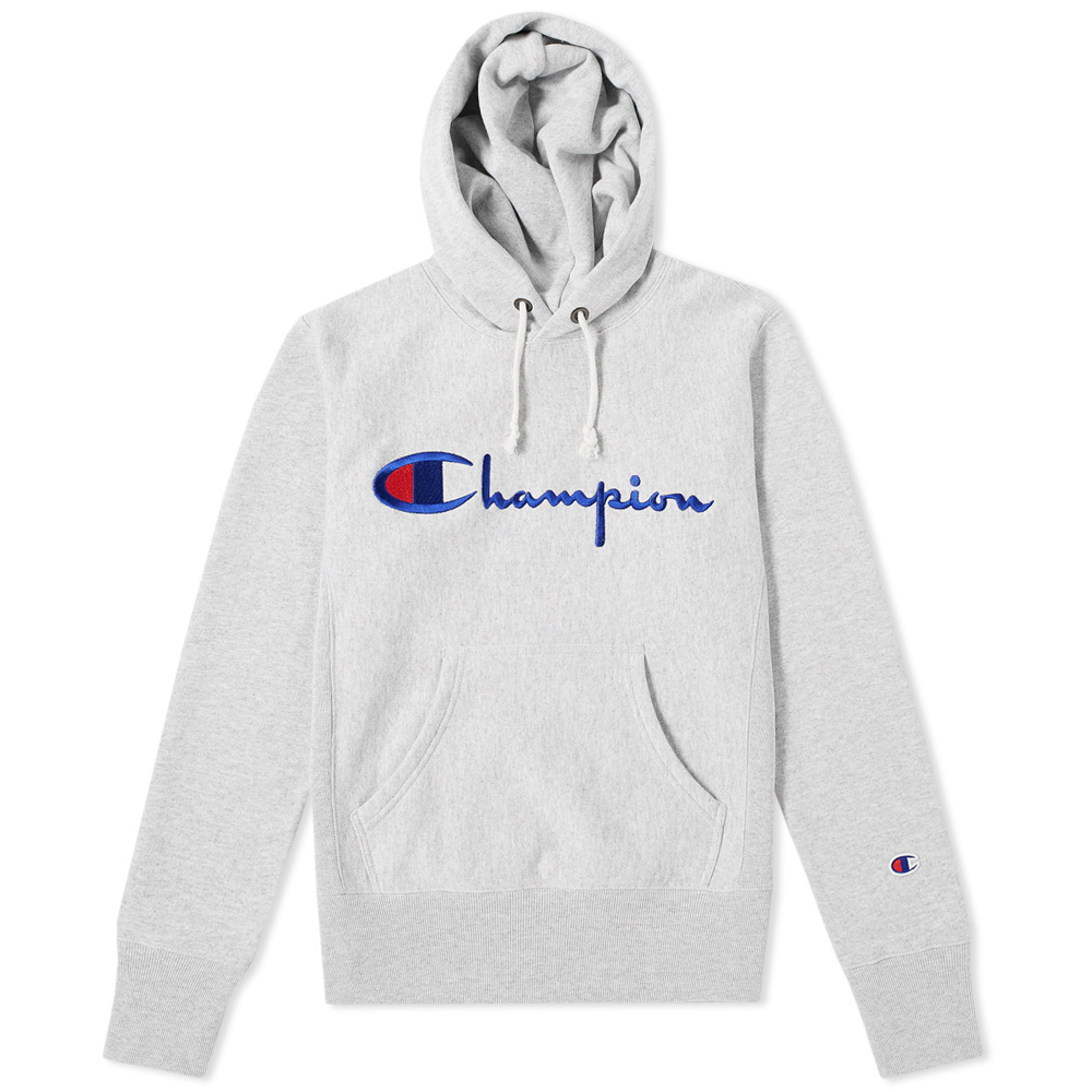 Champion Reverse Weave Script Logo Hoody Champion Reverse Weave
