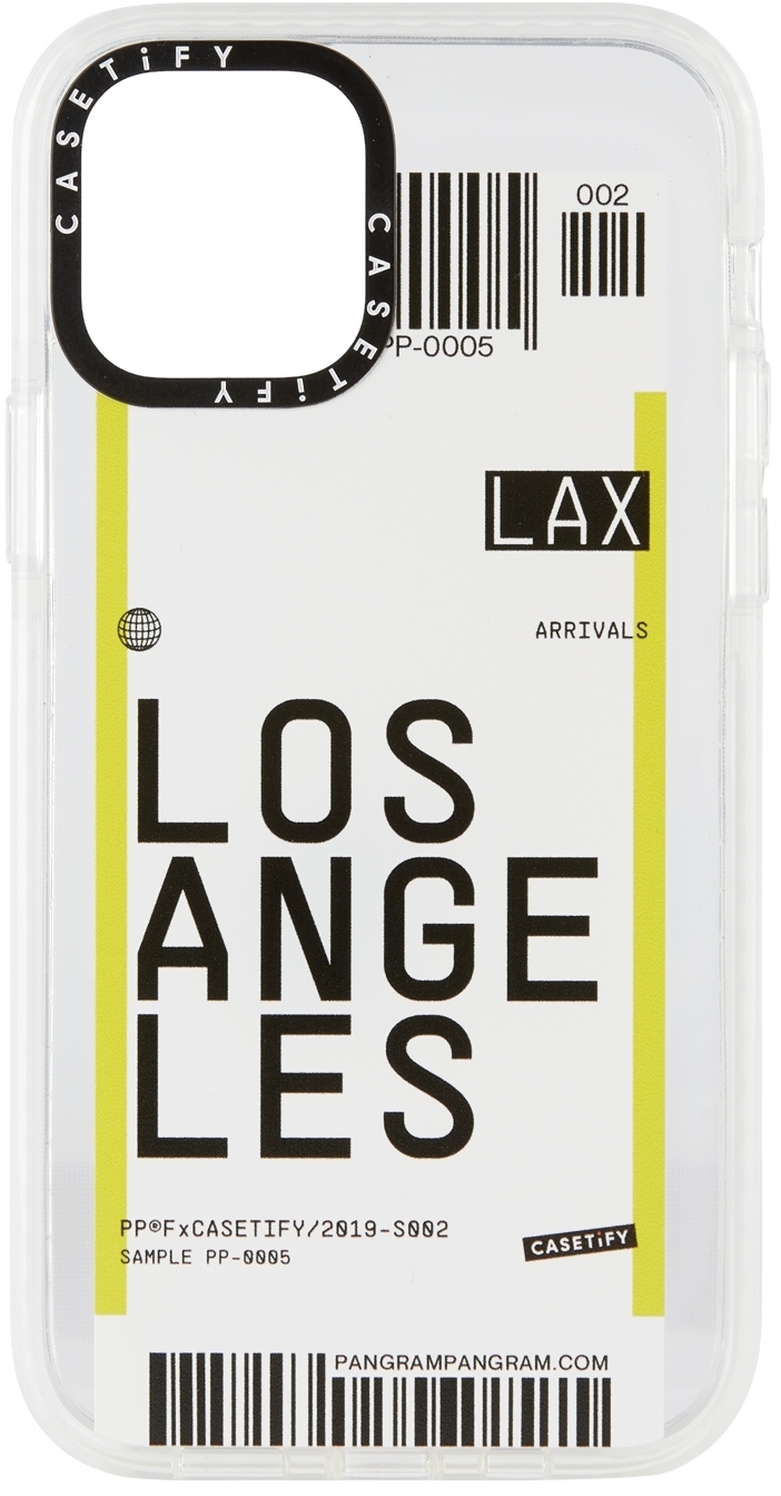 CASETiFY White Los Angeles LAX iPhone 12/12 Pro Impact Case Casetify